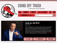 Tablet Screenshot of goingofftrack.com